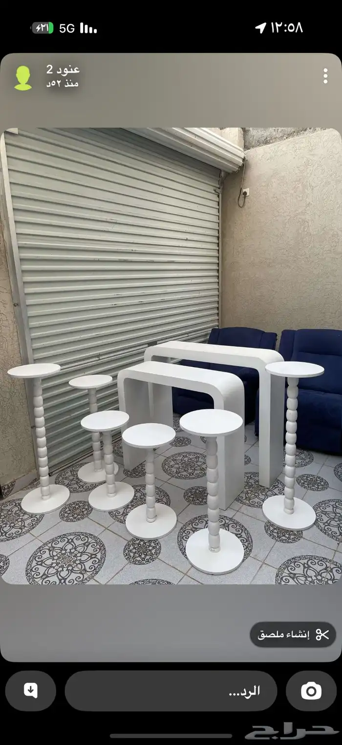 اثاث صاله كنب كراسي طاولات 6