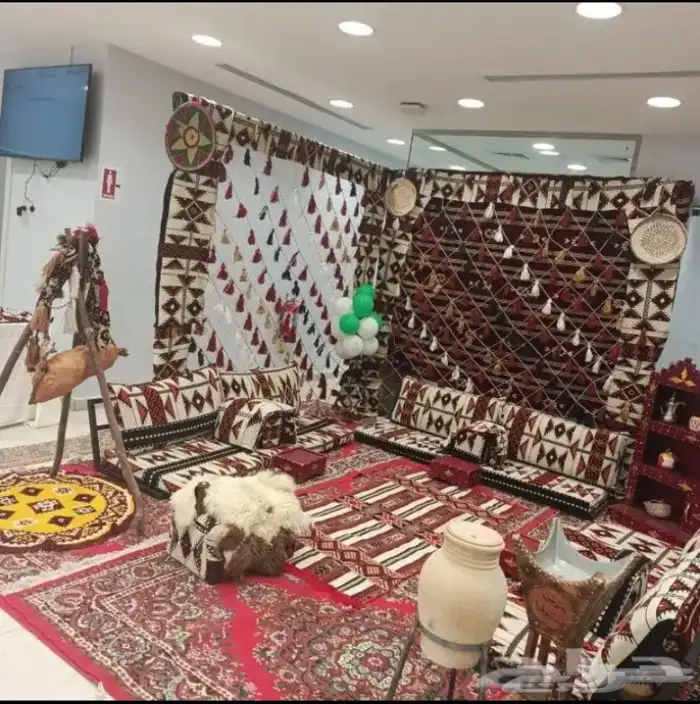 تاجير كراسي طاولات كنب زال جلسات شعبيه خيام عربيه خيام عديه 7