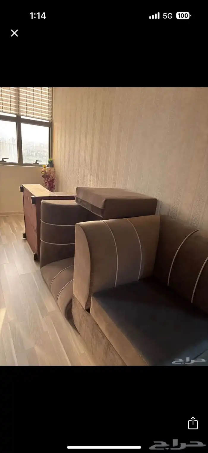 كنتب رمادي 3 زوايا يمكن الاستفاده منه ف الاركان والخشب جديد 0