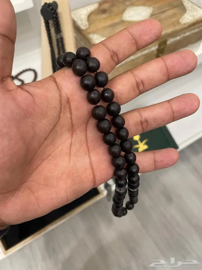 مسبحة من عود الكلمنتان فضه 0