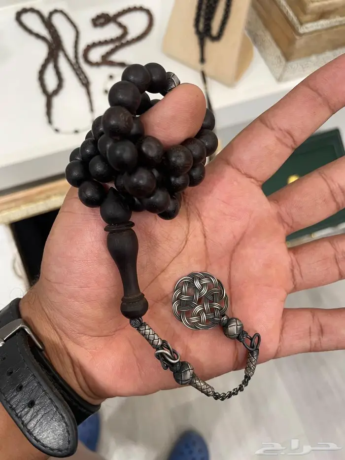 مسبحة من عود الكلمنتان فضه 5