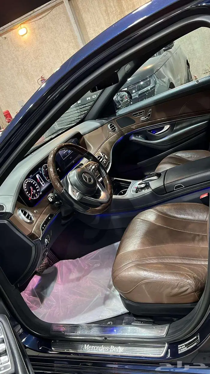 مرسيدس S450 فل كامل سعودي جفالي موديل 2018 7