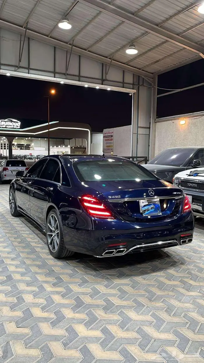 مرسيدس S450 فل كامل سعودي جفالي موديل 2018 2