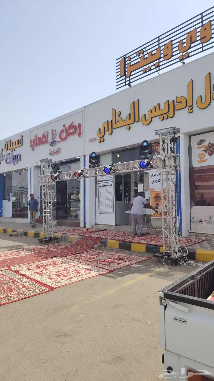 تأجير افتتاح محلات واضاءات اليوم الوطني 16