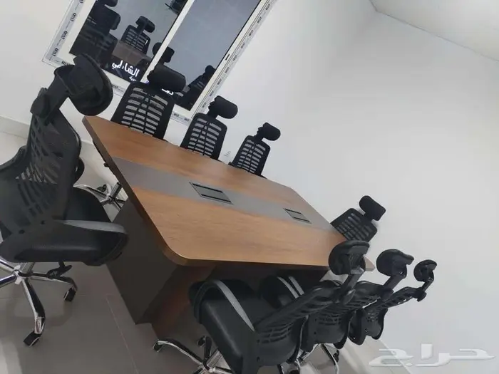 جديد طاولة اجتماع مودرن فخم حق 6 و8 كراسي متوفر جديد بلكرتون 2