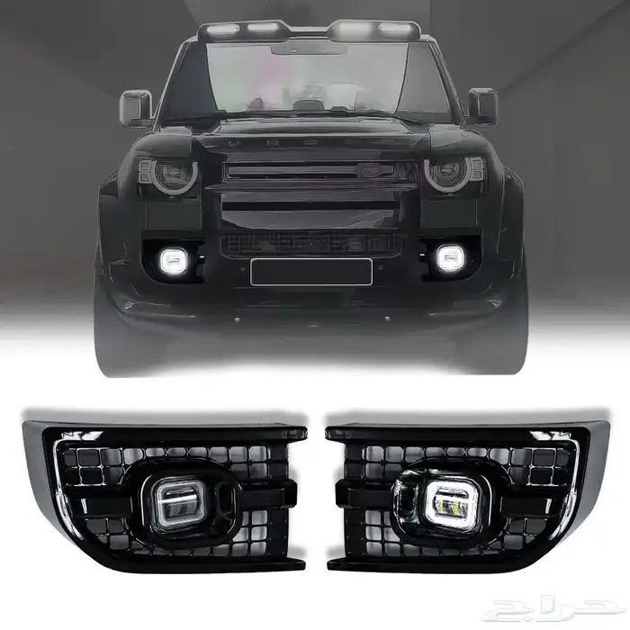 اكسسوارات ديفندر DEFENDER وطايات لون اسود رفارف نحيفة 5