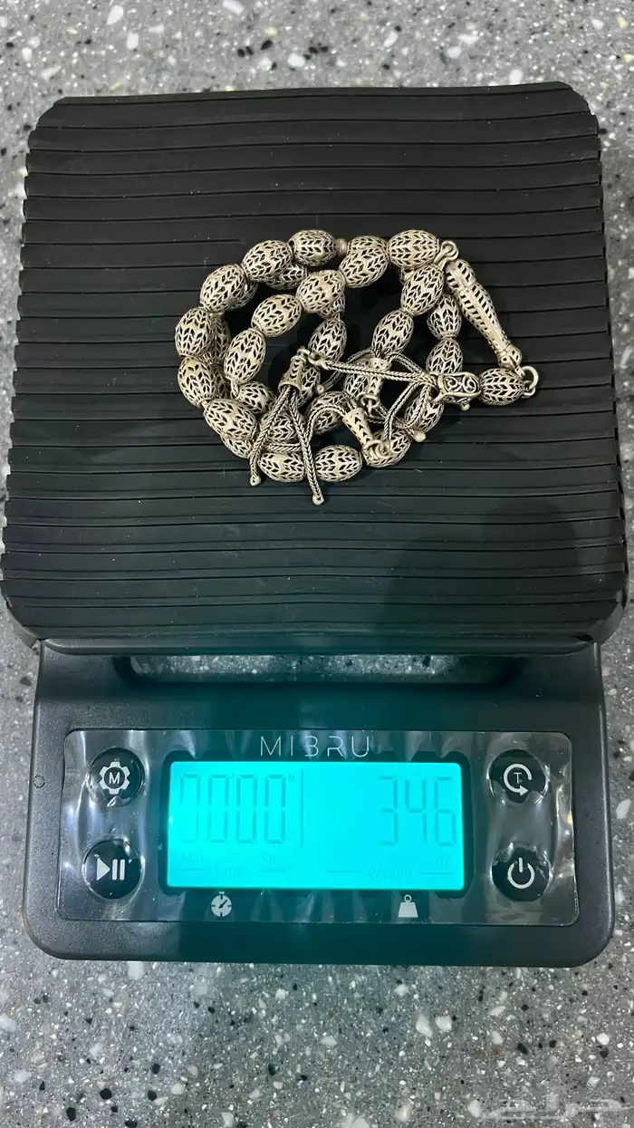 سبحة فضة صافي عيار 925 2