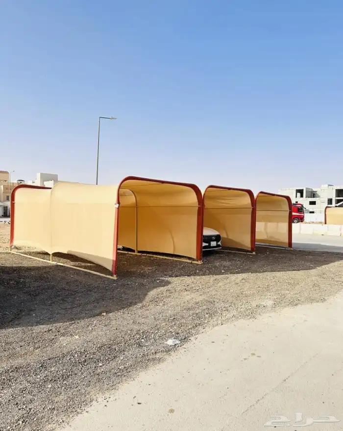 مظلة سيارة الطول ستة متر والارتفاع مترين ونص العرض ثلاثة 1