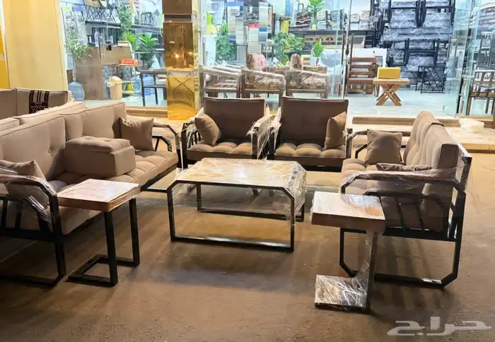 جلسات خارجية خشب - كنب حوش خارجي - جلسه احواش 14