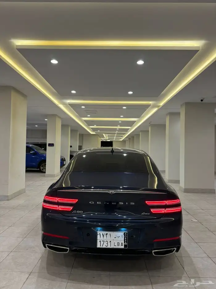 جنسس G80 2021 ( بنزين V6 دبل ) فل كامل بحالة الوكالة 4