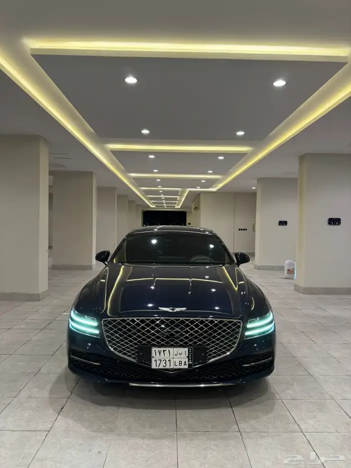 جنسس G80 2021 ( بنزين V6 دبل ) فل كامل بحالة الوكالة 1