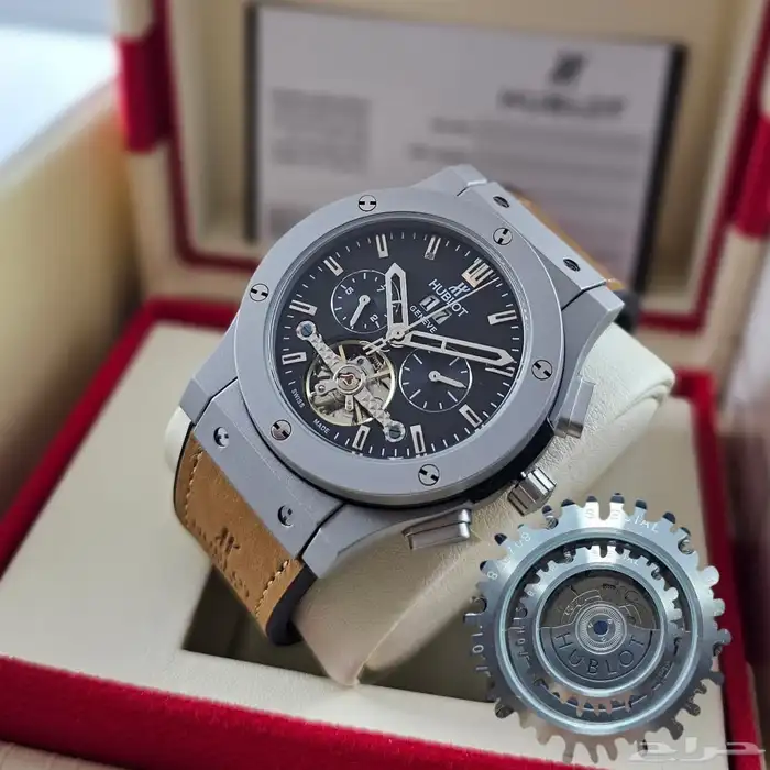 مجموعة من ساعات هوبلوت HUBLOT أوتوماتيك سويسرية ماستر 4