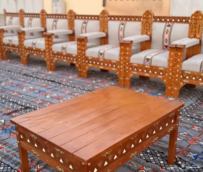 جلسات خارجية خشب - كنب حوش خارجي - جلسه احواش 11