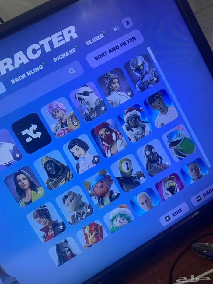 حساب فورت نايت نادر للبدل ب سك ن الجلكسي 1