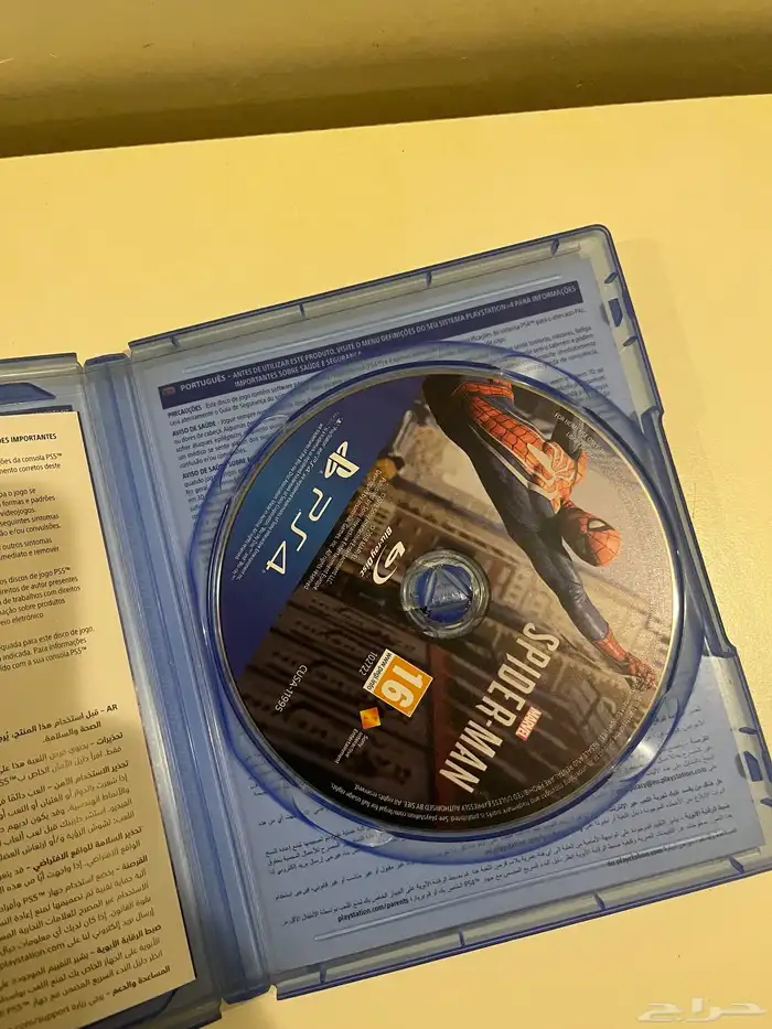 شريط للعبة SPIDER MAN نسخة بلايستيشن 4 2