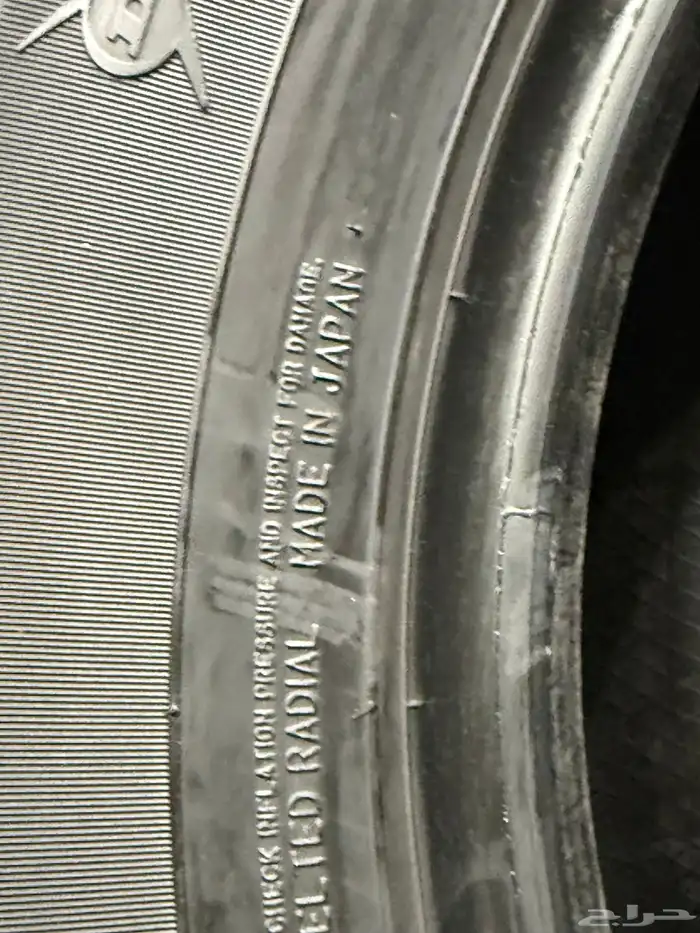 كفرات دلوب ياباني مقاس (18_70_265) نظيفه اخوات الجديد 29