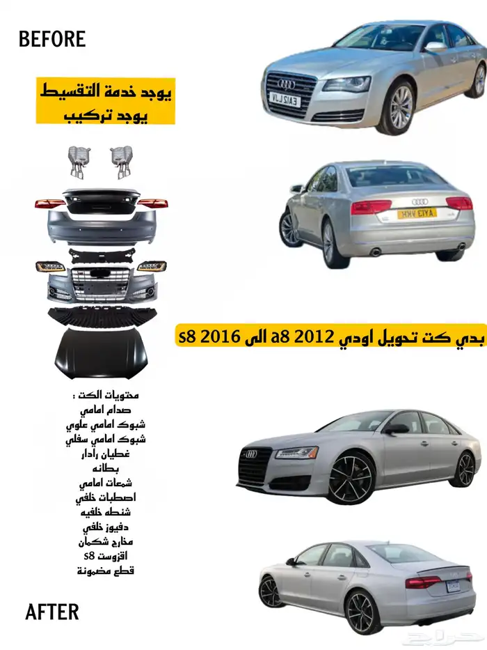 بدي كت تحويل اودي ( RS7 - S8 ) 2