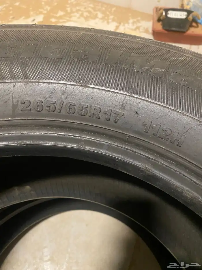 طقم كفرات صيني مقاس 265 65R17 4