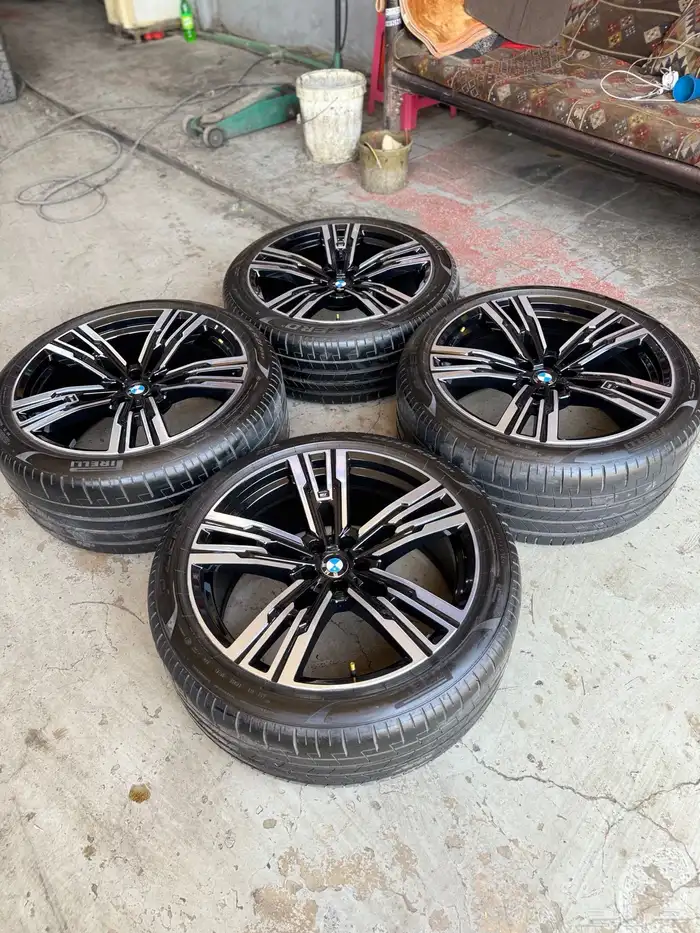 جنوط وكفرات BMW مقاس 21 اصلي وكاله 2025 23