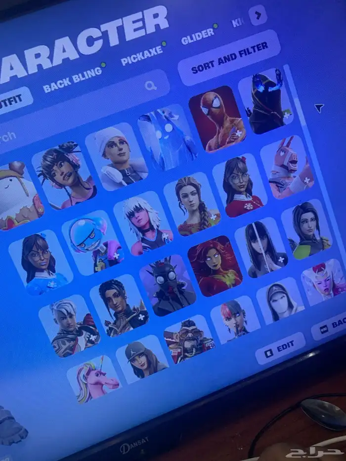 حساب فورت نايت نادر للبدل ب سك ن الجلكسي 15