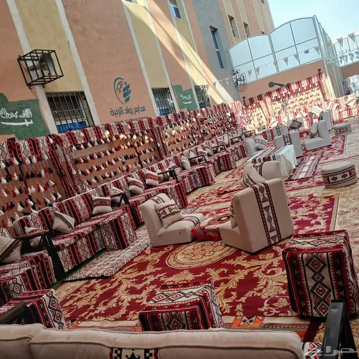 تاجير جلسات شعبية خارجية 1