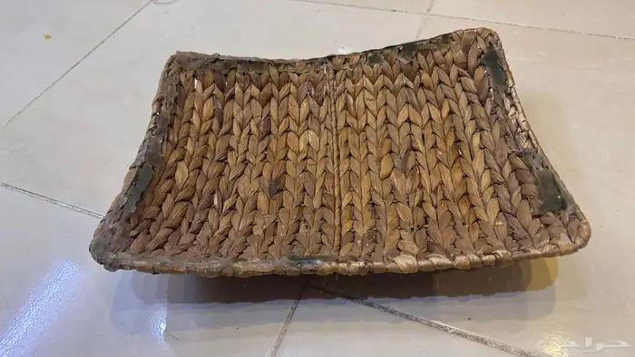 سلال خسف وصناديق صغير خشبي وعلبة منديل خشبي بسعر كويس 2