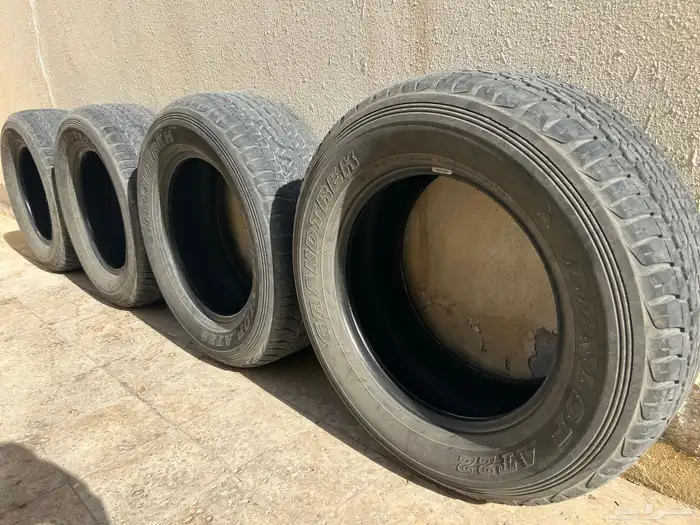 طقم كفرات دانلوب 18 60R 285 ياباني 0