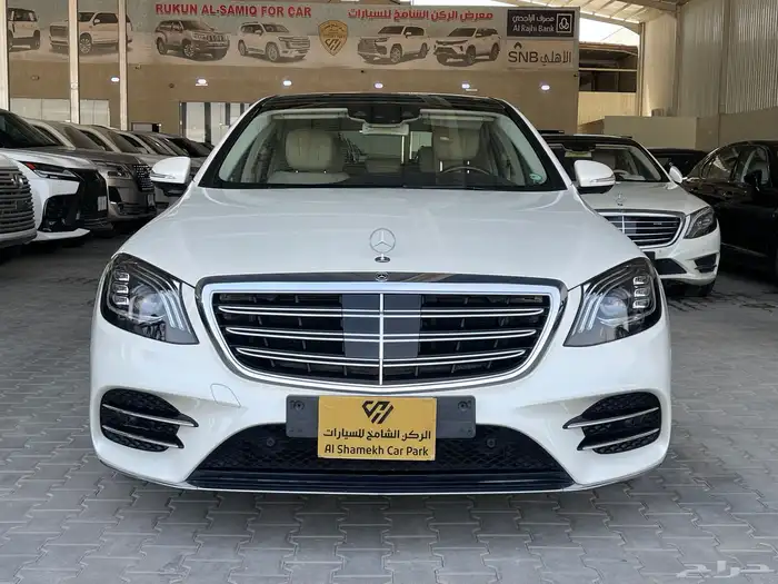 للبيع مرسيدس 2018 مخزن S450 قطري 3 ازرار 1