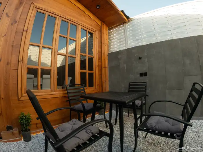 شاليه كوخ خشبي للايجار 4