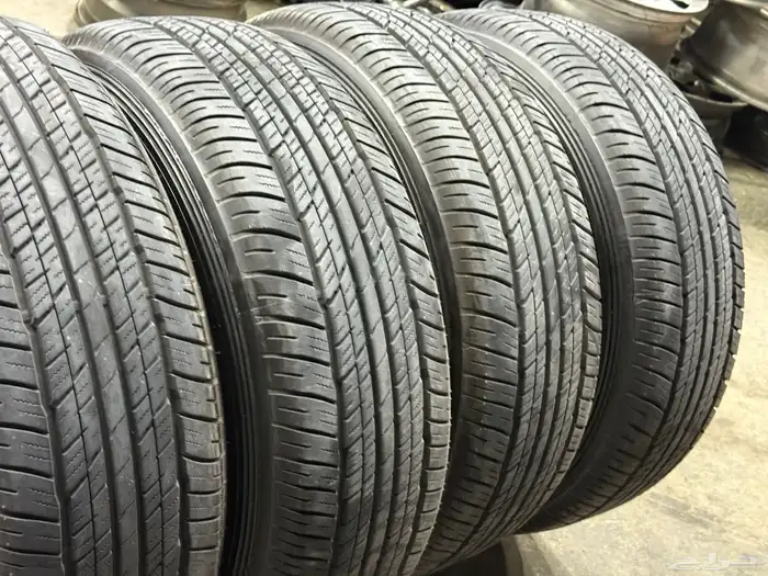 كفرات دلوب ياباني مقاس (18_70_265) نظيفه اخوات الجديد 0