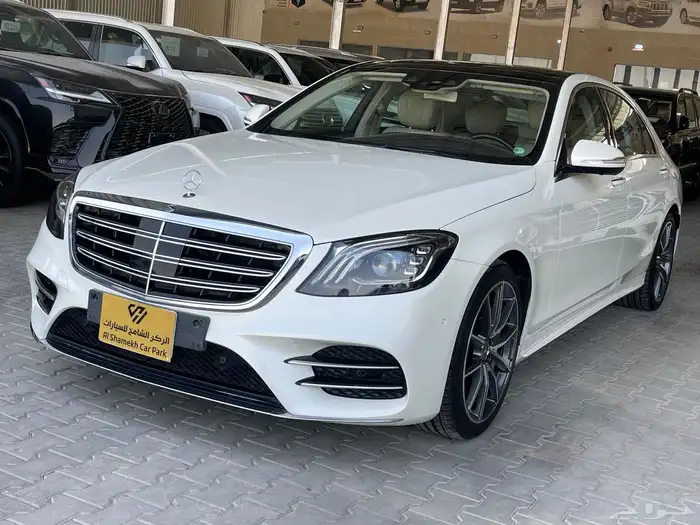 للبيع مرسيدس 2018 مخزن S450 قطري 3 ازرار 12