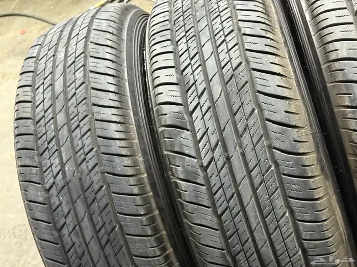 كفرات دلوب ياباني مقاس (18_70_265) نظيفه اخوات الجديد 18