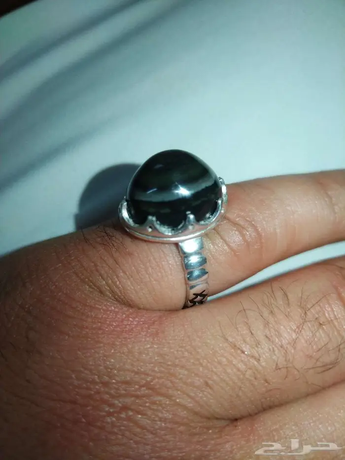 خاتم فضة عقيق سليماني اللهم بارك جدا  جدا  جدا  جميل 6