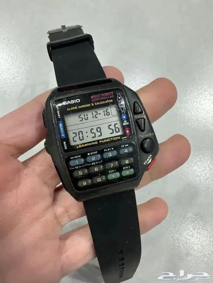 ساعة كاسيو CASIO ريموت كنترول نظيفة جدا 1