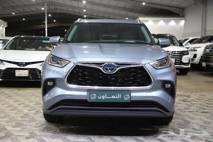 تويوتا هايلندر فل كامل ليمتد بانوراما جلد هايبرد موديل 2023 2