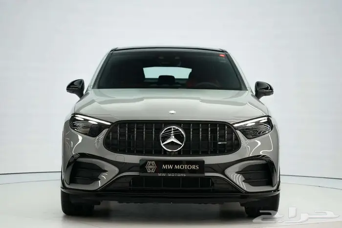 مرسيدس GLC 43 Coupe موديل 2025 أصفار خليجي رمادي أحمر 1