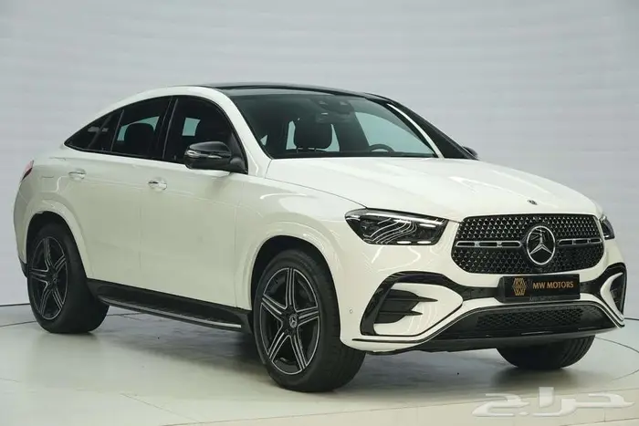 مرسيدس GLE 450 موديل 2025 أصفار خليجي أبيض أحمر 0