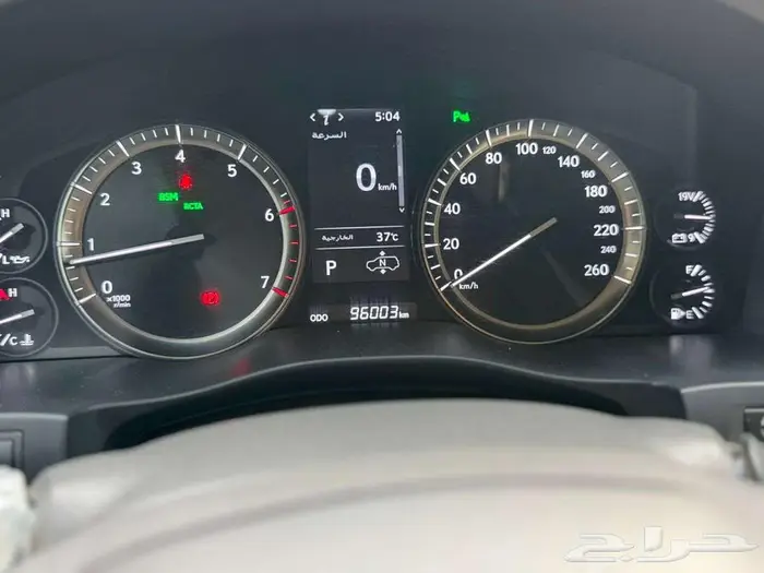 لكزيس 2019 بريمي بلاك ادشن ماشي 96 وكاله 4
