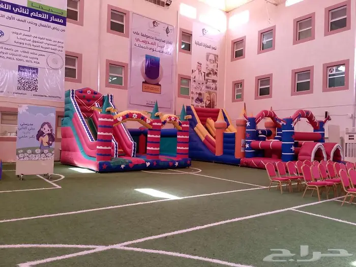 تأجير نطيطات ملعب صابوني زحليقه مائيه العاب 10