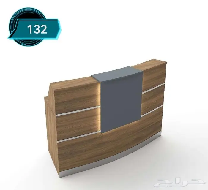 كاونتر مكتب استقبال مودرن فخم متوفر صغير ووسط وكبير كل الوان 1