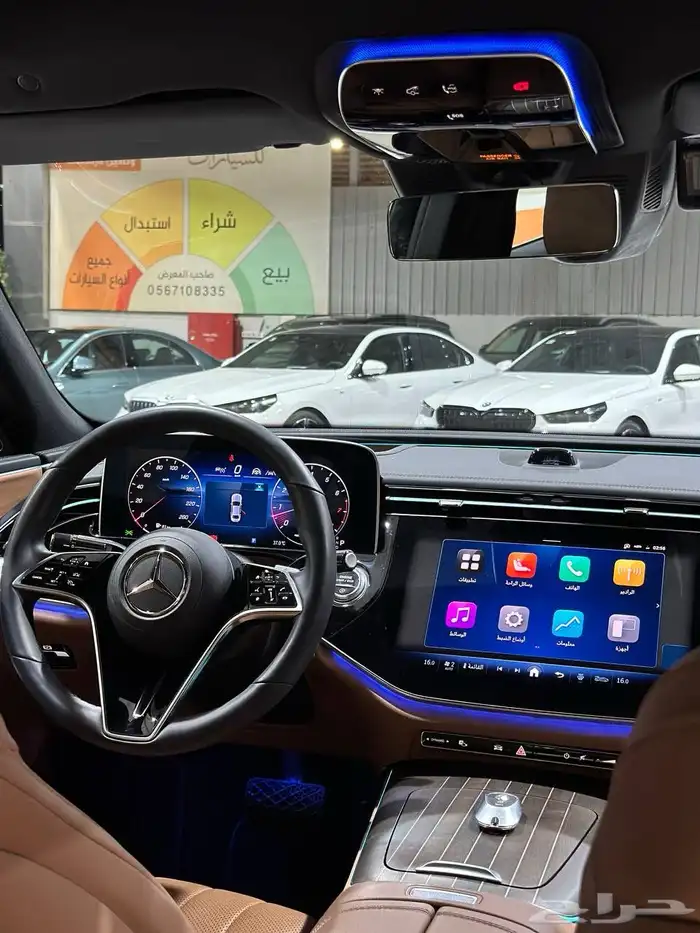 مرسيدس E300 2024 فل كامل . رصد الفخامة 34