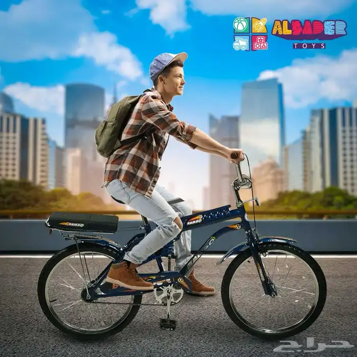 سيكل رامبو بتصميم كلاسيكي ومميز - دراجه رامبو مقاس 20 انش 6