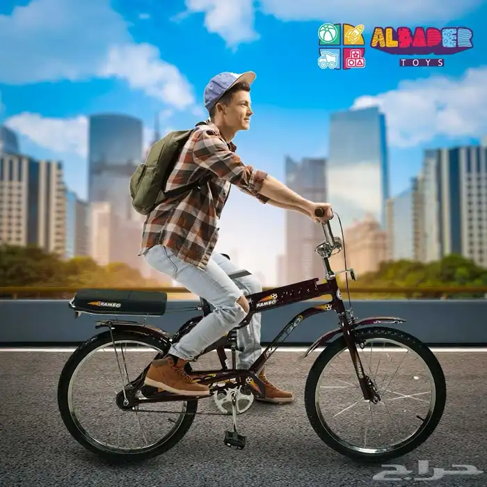 سيكل رامبو بتصميم كلاسيكي ومميز - دراجه رامبو مقاس 20 انش 15