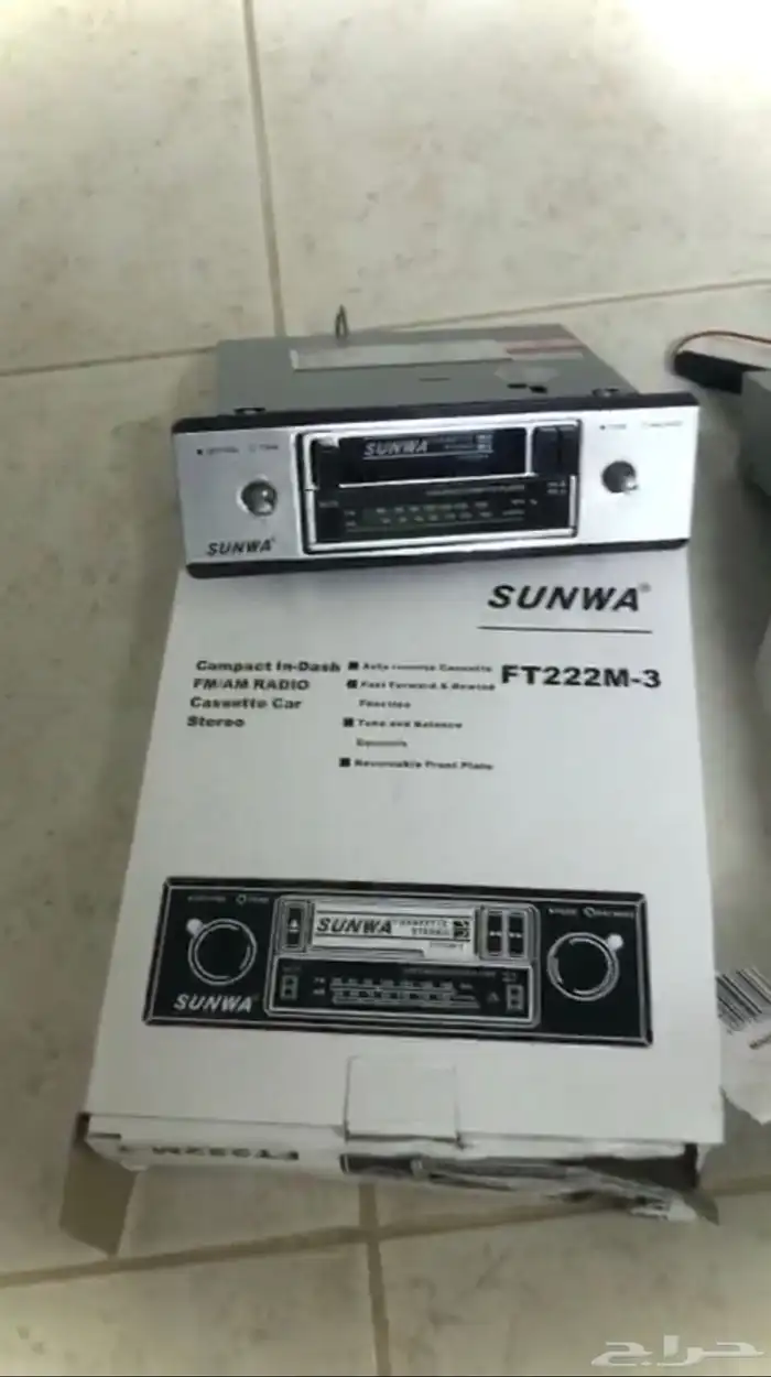 مسجل سيارة كاست من نوع SUNWA 2