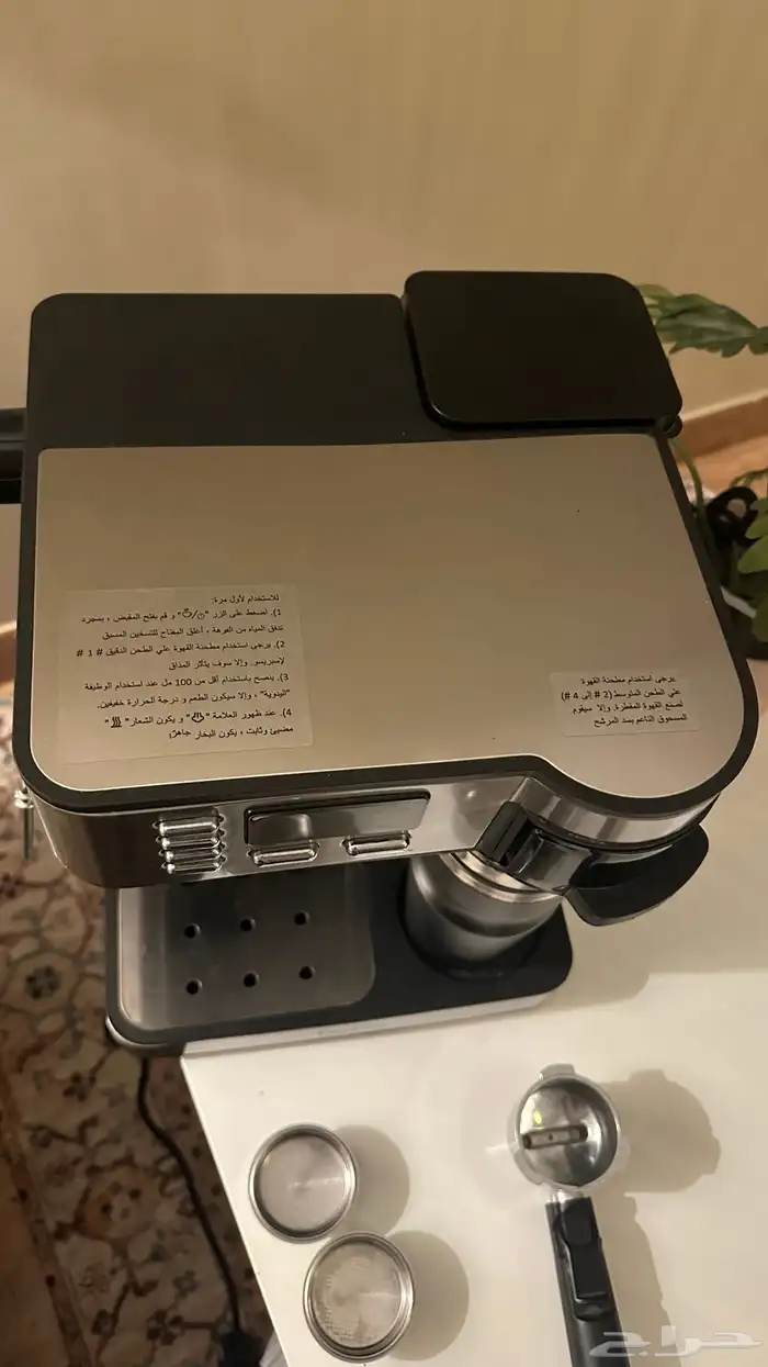 الة قهوه اسبريسو و امريكانو وتبخير حليب 3 in 1 3
