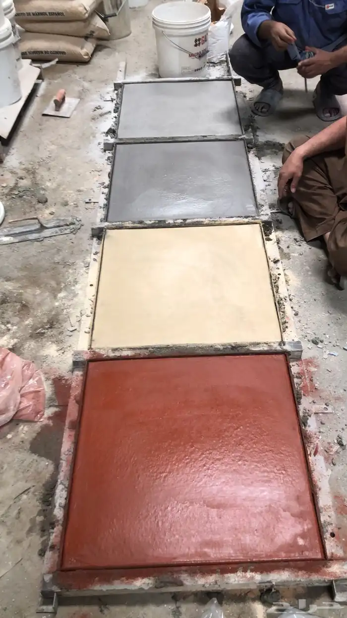 الخرسانة المطبوعة صبه منشطه 9
