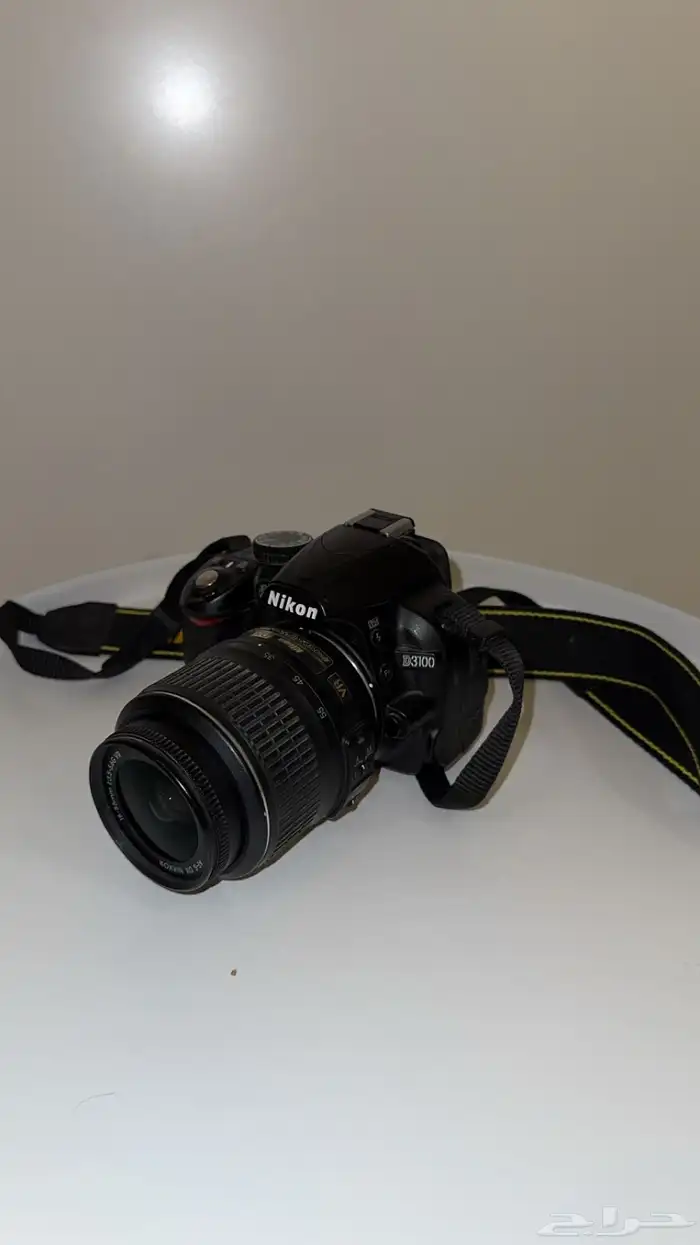 كاميرا نيكون D3100استخدام فترة بسيطة سبب البيع عدم الاستخدم 2