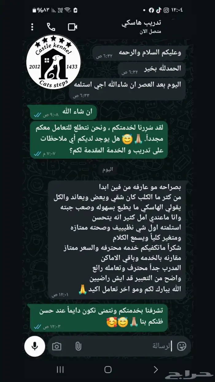 فندقة وتدريب كلاب 7