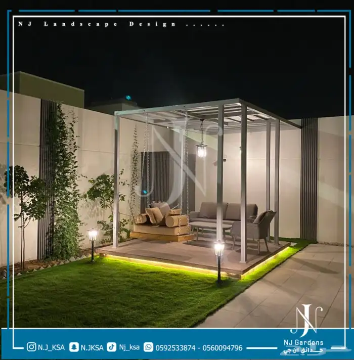 حدائق تصميم وتنفيذ 14
