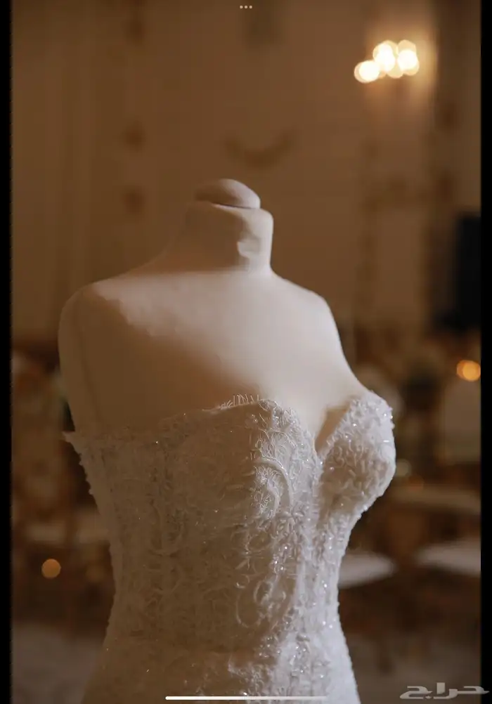 فستان زواج مع جميع الملحقات 4